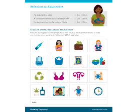 CenteringPregnancy® Conversation Starters and Forms, French Translation